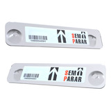Suporte Placa Para-brisa Compatível Tag Veicular Sem Parar Cor Transparente