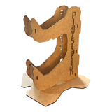 Suporte Porta Controle Ps3/ps4/ps5 Playstation Em Mdf Crú