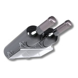 Suporte Porta Expositor Mesa Para 2 Garrafas De Vinho Adega Cor Transparente