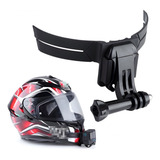 Suporte Queixo Para Capacete De Gopro Sjcam Cameras De Ação