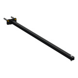 Suporte Refletor Led Iluminação Fachada Base Reta 80cm Cor Preto