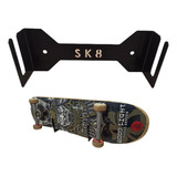 Suporte Skate Horizontal De Parede Aço Reforçado Pintado