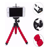 Suporte Tripé Selfie Flexi Pod - Vermelho