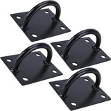 Suporte Trx Parede Teto Academia Cordas Pilates 4 Unidades