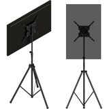 Suporte Tv Monitor Pedestal Tripe Chão Até 400x400 Até 25kg