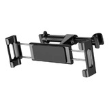 Suporte Veicular P/ Encosto Banco Carro Tablet iPad Celular Hrebos Cabeça 360 Graus Criança Cor Preto