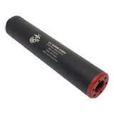Supressor Airsoft Peq 28x150 Rosca Esq Rossi G&g Cyma Full