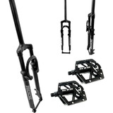 Suspensão Garfo Mode Aro 29 Ahead Mtb + Pedal Plataforma Gts