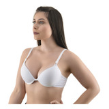Sutiã Fem. Push Up Com Bojo E Aro Básico Liso Santa Passion