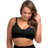 Sutiã Sem Bojo Plus Size Aberto Frente 50 52 54 56 Reforçado