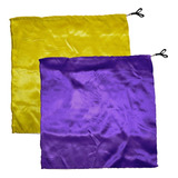 Swing Flag Quadrado Amarelo E Roxo - Vendido Por Par