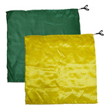 Swing Flag Quadrado Amarelo E Verde Escuro - Vendido Por Par