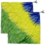 Swing Flag Tie Dye Quadrado Brasil 01