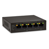 Switch 5 Portas Intelbras Fast Ethernet Sf 500 Poe