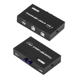 Switch Hub Switcher Abs 2 Portas Usb2.0 Tipo-b Impressora