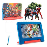 Tablet Infantil Avengers 64gb 4gb Ram C/ Caneta E Película 