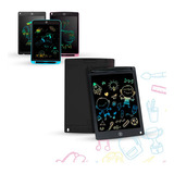 Tablet Infantil Lousa Mágica Digital Desenhos Colorido 8.5'' Cor Azul-escuro