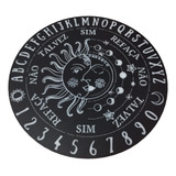 Tabuleiro Para Pendulo Adivinhação Magica Altar Sol E Lua