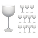 Taça Acrilico De Gin Bicolor 500ml 12pcs Resistente Premium