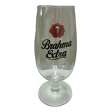 Taça Cerveja Brahma Extra - Antiga- Vidro Fino - 300 Ml