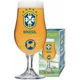 Taça Cerveja E Chopp Oficial Seleção Brasileira Vidro 380ml