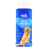 Talco Banho A Seco Sem Enxágue Pet Cães Cachorro Macho 100g