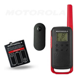 Talkabout Rádio Motorola T210 Alcance Até 32km Pra Reposição Bandas De Freqüência Uhf Cor Preto