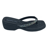 Tamanco Feminino Beira Rio Tira Brilhosa Casual