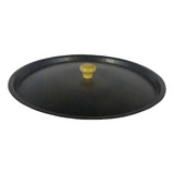 Tampa Alumínio Craqueado Preto 28cm