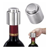Tampa Rolha Garrafa Vinho Inox Pressão 4,5cm