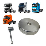 Tampa Tanque De Alumínio Grande Iveco/mb/volvo/daf C/chave
