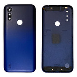 Tampa Traseira Compatível Moto E6s Xt2053 Com Botões E Lente