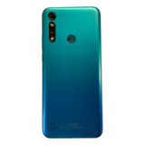Tampa Traseira Completa Moto G8 Power Lite Xt2055 Acqua Orig