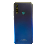 Tampa Traseira Completa Moto G8 Power Lite Xt2055 Azul Orig.