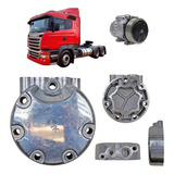 Tampa Traseira Do Compressor Sanden 7h15 - Scania 2008