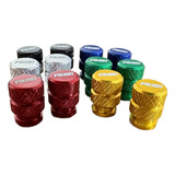 Tampinha Bico De Pneu De Carro E Moto De Aluminio