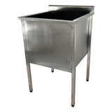 Tanque 100% Aço Inox Industrial 60cm X 60cm X 90cm