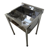 Tanque Grande 60x65x30 De Inox Para Lavar Panelas Grandes 