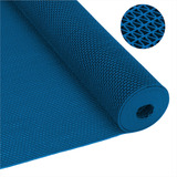 Tapete Antiderrapante Banheira Box Deck Piscina 1,20m X 5mt Cor Azul Ziguezague