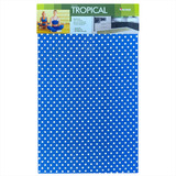 Tapete Antiderrapante Brisa Bolinha Azul 43cm X 65m Kapazi