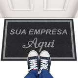 Tapete Capacho 75x40 Personalizado Logotipo Logomarca Logo Cor - Desenho Do Tecido Trama Vinílica 13mm