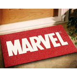 Tapete Capacho Marvel Divertido Game Filme Presente Cor - Desenho Do Tecido Trama Vinílica 13mm Emborrachado Antiderrapante