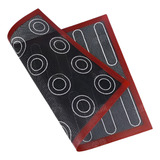 Tapete De Silicone Liquido E Fibra Vidro Pães Cookies 30x40