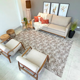 Tapete Exclusivo Versátil 2,50x2,00 Resistente Sala + Brinde
