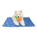 Tapete Gelado Refrescante Confortável Para Cachorro E Gato Tamanho P Verão Dias Quentes 65x50cm Atóxico Mec G Pet