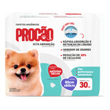 Tapete Higiênico Procão Para Cães 80x60 Cm - 30 Unidades