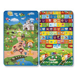 Tapete Infantil Jolitex Recreio Play Abc 150x90 Dupla Face