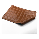 Tapete Para Macarons Em Silicone Antiaderente 48 Cavidades 