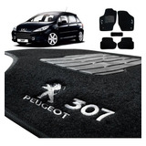 Tapete Peugeot 307 Carpete Bordado 2010 2011 2012 2013 