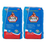 Tapete Sanitário Para Cachorros Blue Premium 2 Pct = 60 Uni